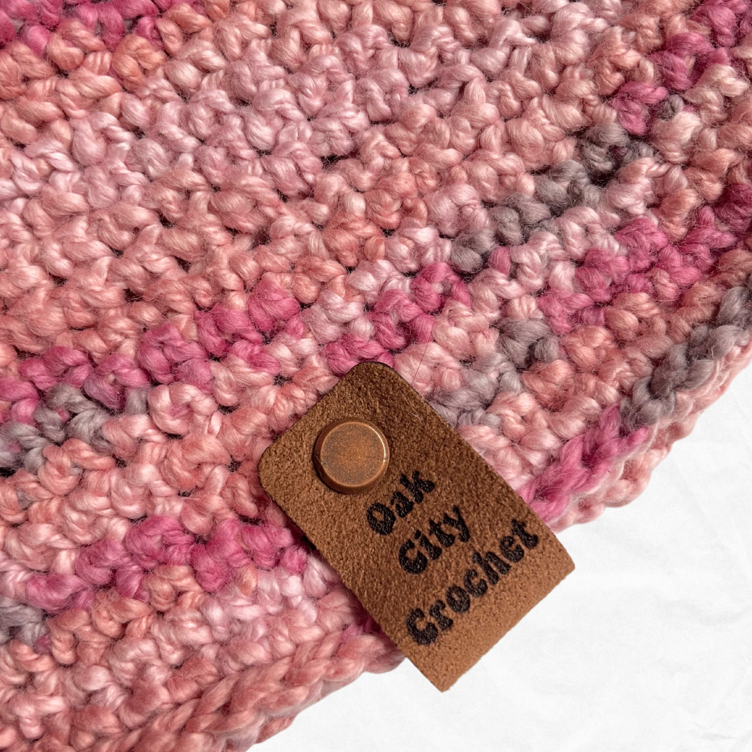 Shakedown Swirl Crochet Bucket Hat in Pink